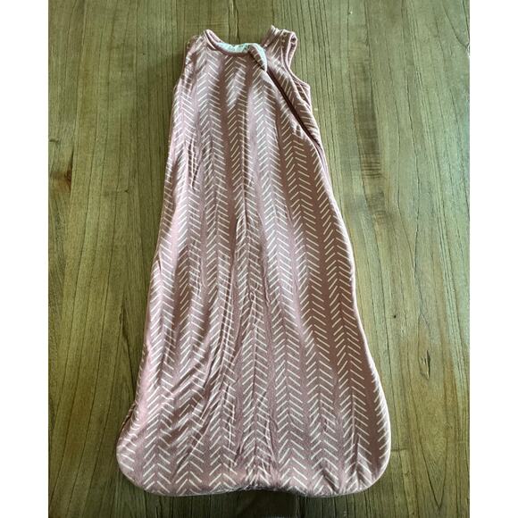 Kyte Baby Sleep Bag in Dusty Rose Herringbone 1.0 - Size M - Picture 1 of 5